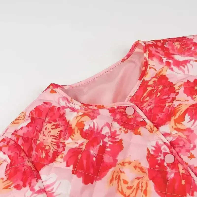 Veste matelassée Pink-Atelier Matelassé