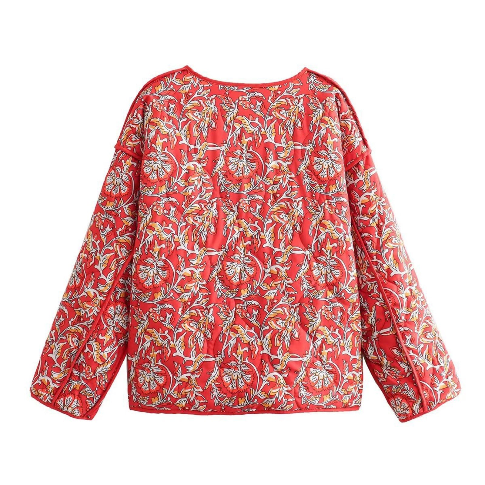 Veste matelassée Rouge Femme-Atelier Matelassé