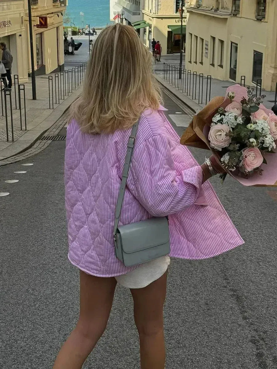 Veste matelassée chic-Atelier Matelassé