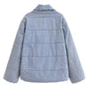 Veste matelassée en jean-Atelier Matelassé