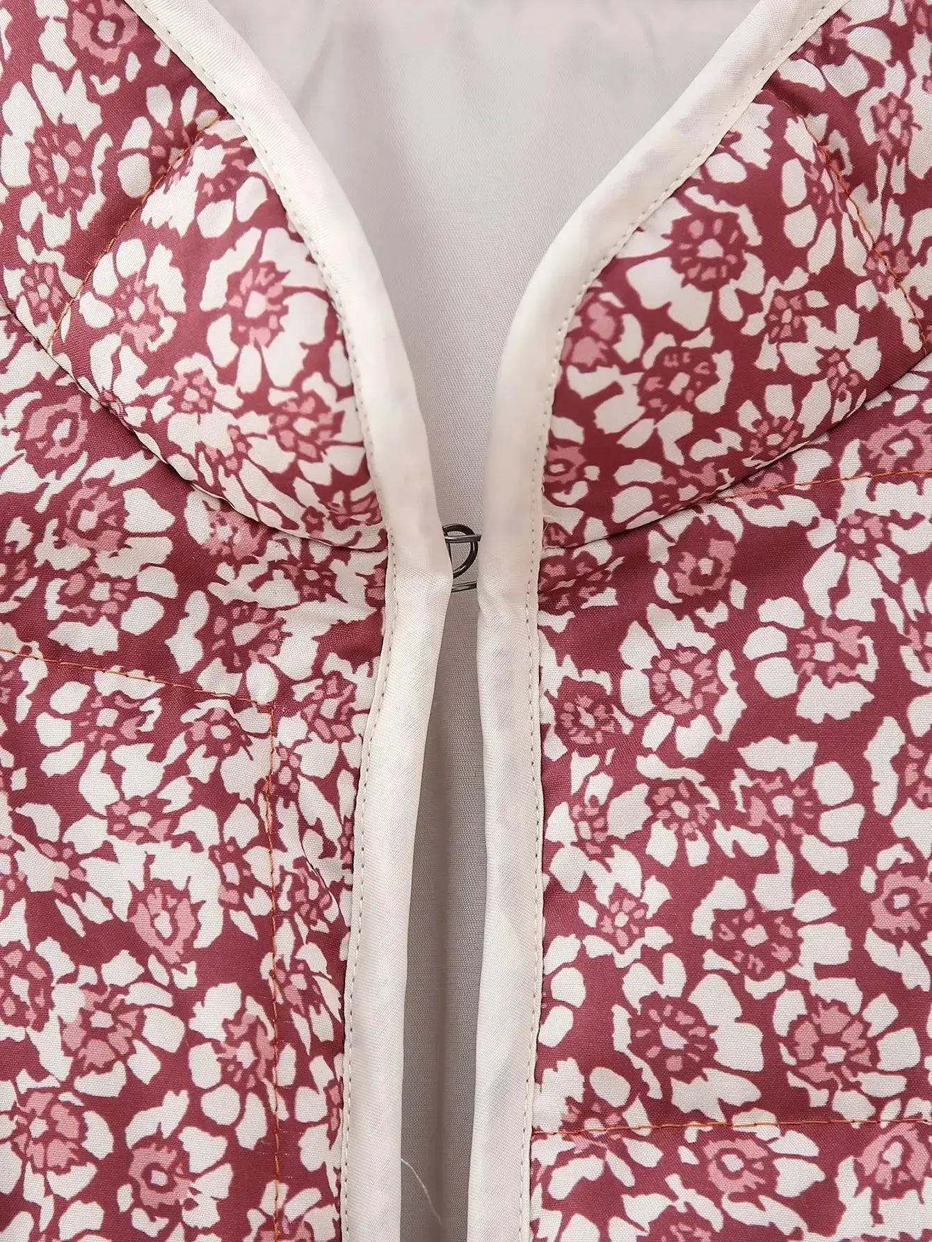 Veste matelassée légère florale femme-Atelier Matelassé