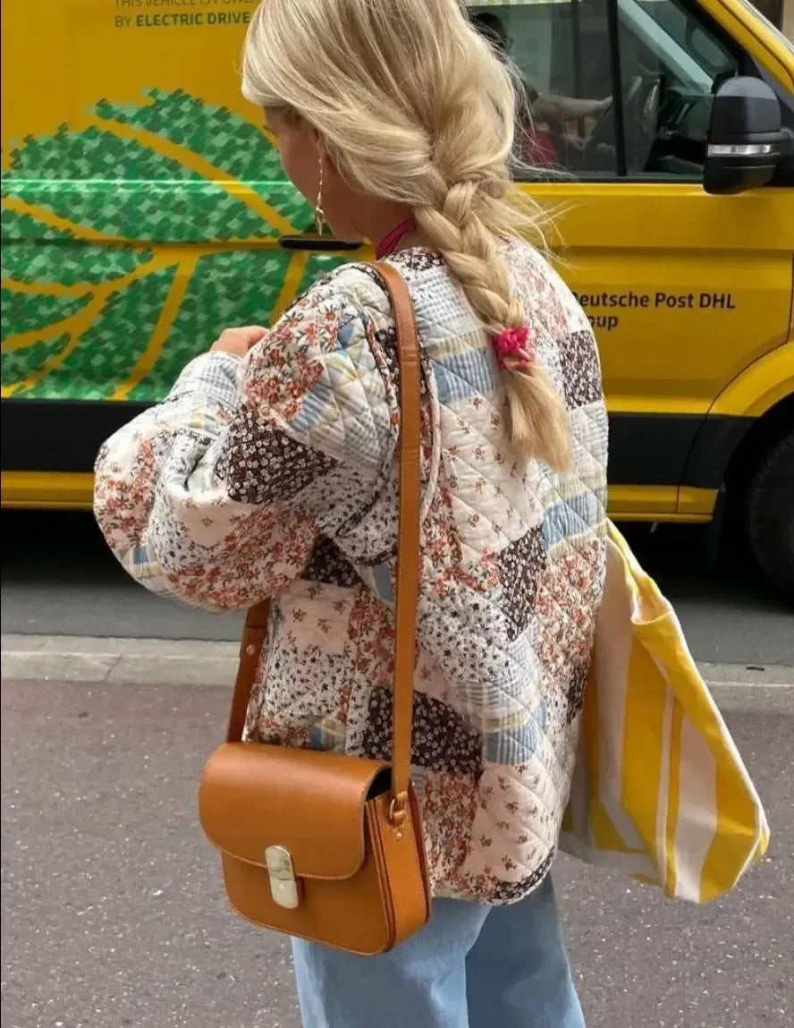 Veste matelassée patchwock-Atelier Matelassé