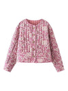 Veste matelassée rose