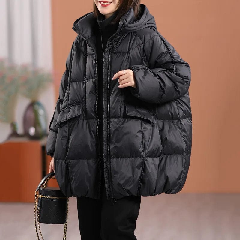 Anorak matelasse femme Atelier Matelasse Etiquete Noir