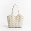 Cabas matelassé Handbags Blanc