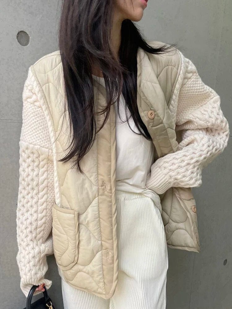 Gilet matelassé Autumn Blanc-crème