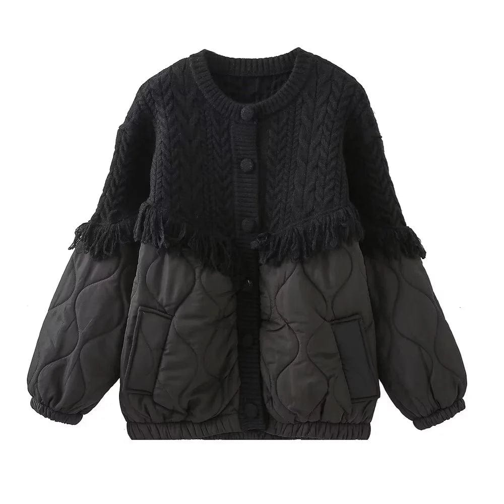 Gilet matelassé femme overzise Noir