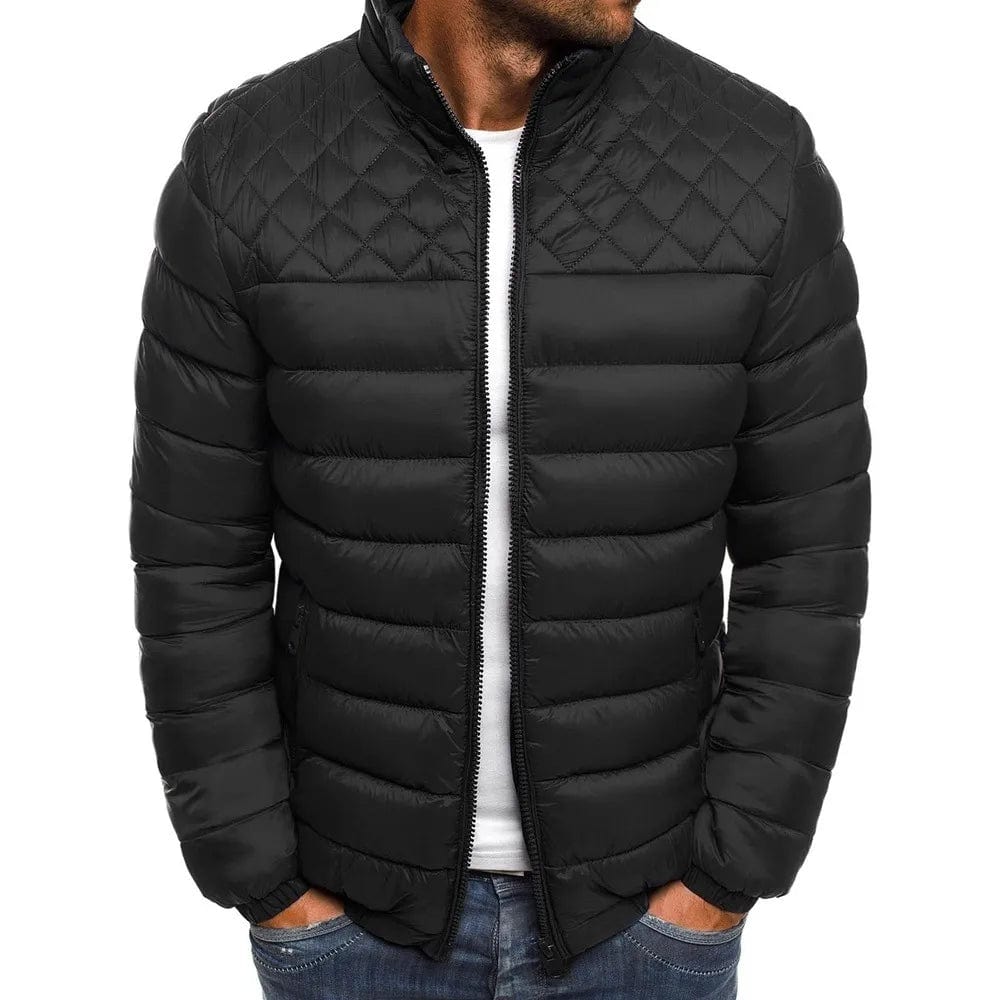 Blouson semi matelassé Noir