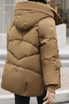 Parka Matelassé Caramel Poche XXL