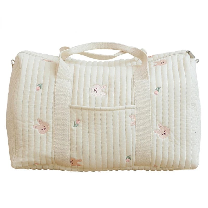 Sac matelassé à langer mini lapin