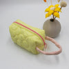 Trousse matelassée bicolor Jaune & Rose